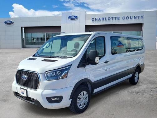 Oxford White 2023 Ford Transit-350 XLT