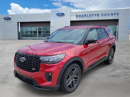 Rapid Red Metallic Tinted Clearcoat 2026 Ford Explorer ST