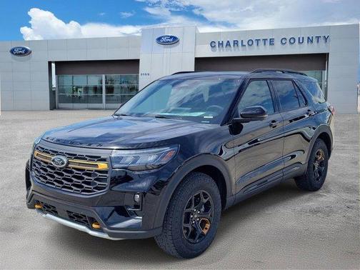 Agate Black Metallic 2026 Ford Explorer Tremor