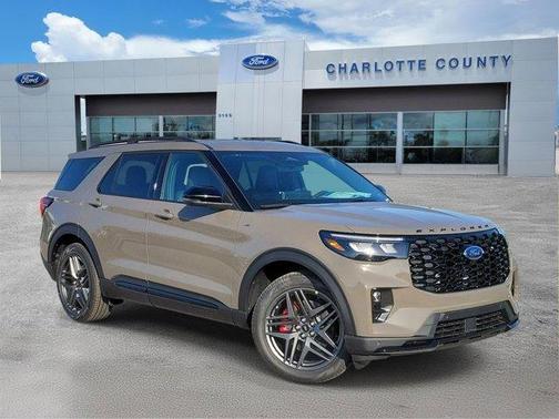 Gray 2026 Ford Explorer ST-Line