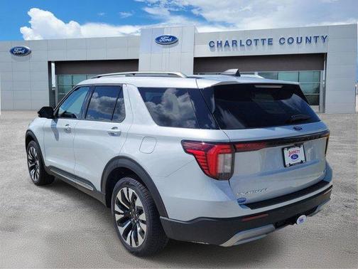 Space White Metallic 2026 Ford Explorer Platinum