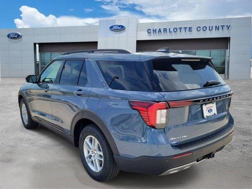 Vapor Blue Metallic 2026 Ford Explorer Active