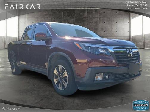 Burgundy 2017 Honda Ridgeline RTL