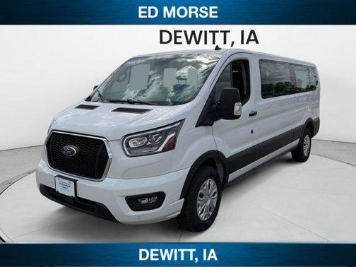 Oxford White 2023 Ford Transit-350 XLT