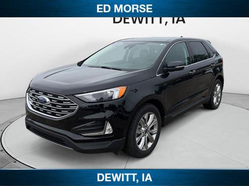 Agate Black Metallic 2024 Ford Edge Titanium