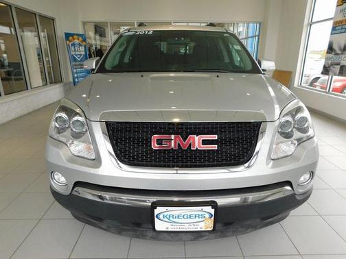 Silver 2012 GMC Acadia SLE