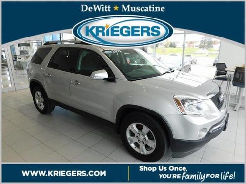 Silver 2012 GMC Acadia SLE