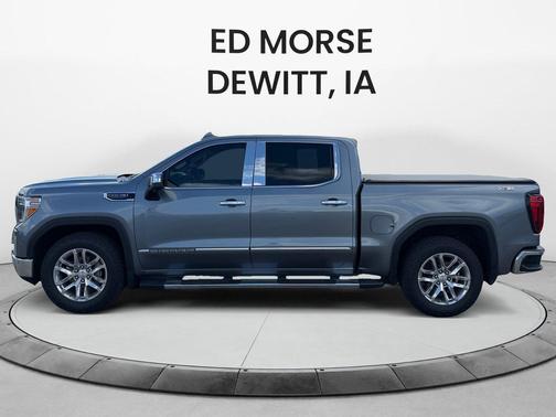 Satin Steel Metallic 2021 GMC Sierra 1500 SLT