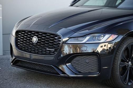 Santorini Black 2024 Jaguar XF R-Dynamic SE
