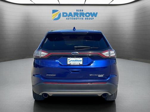 Blue Metallic 2015 Ford Edge Titanium