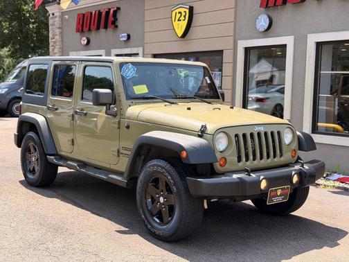 Commando Green 2013 Jeep Wrangler Unlimited Sport