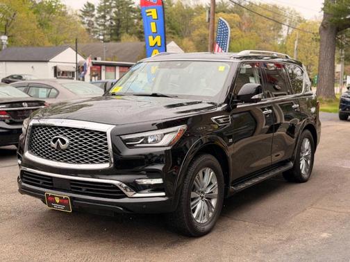 Black Obsidian 2019 INFINITI QX80 Luxe