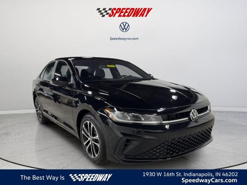 Deep Black Pearl Effect 2026 Volkswagen Jetta 1.5T Sport