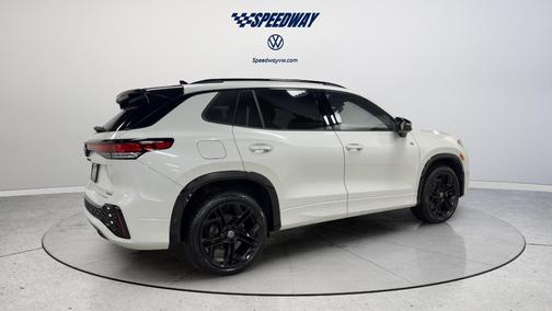 Opal White Pearl Effect 2025 Volkswagen Tiguan 2.0T SE R-Line Black