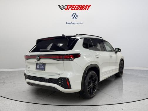 Opal White Pearl Effect 2025 Volkswagen Tiguan 2.0T SE R-Line Black