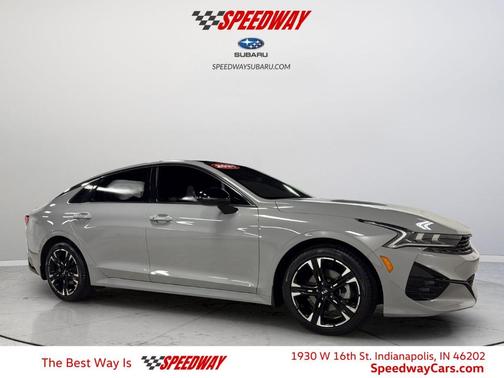 Wolf Gray 2021 Kia K5 GT-Line
