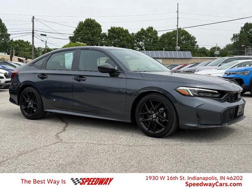 Meteorite Gray Metallic 2025 Honda Civic Sport