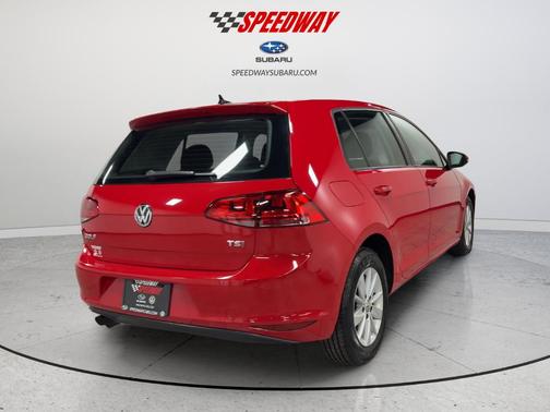 Tornado Red 2017 Volkswagen Golf TSI S 4-Door