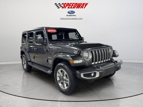 Granite Crystal Clearcoat Metallic 2022 Jeep Wrangler Unlimited Sahara