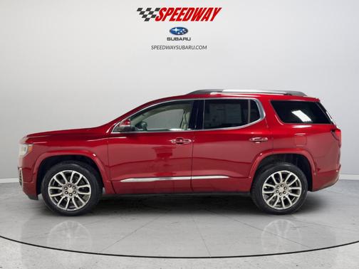 Red 2023 GMC Acadia Denali