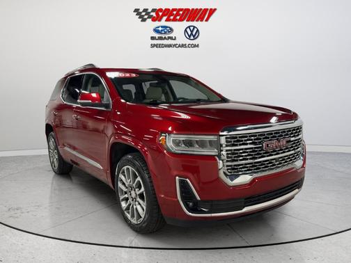 Red 2023 GMC Acadia Denali