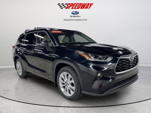 Midnight Black Metallic 2020 Toyota Highlander Hybrid Limited