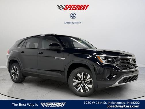 Deep Black Pearl Effect 2026 Volkswagen Atlas Cross Sport 2.0T SE