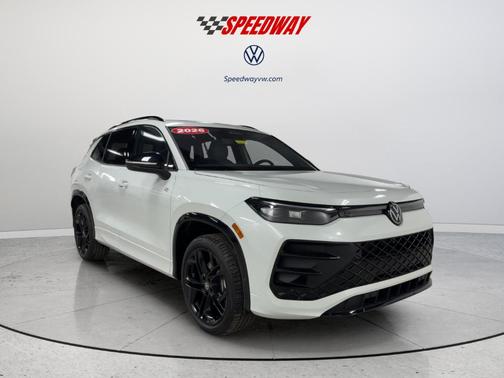 Opal White Pearl 2026 Volkswagen Tiguan 2.0T SE R-Line Black