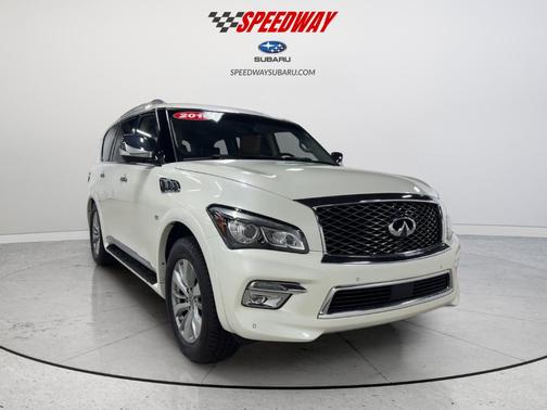 White 2016 INFINITI QX80 Base