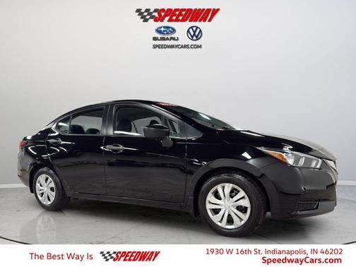 Black 2022 Nissan Versa S