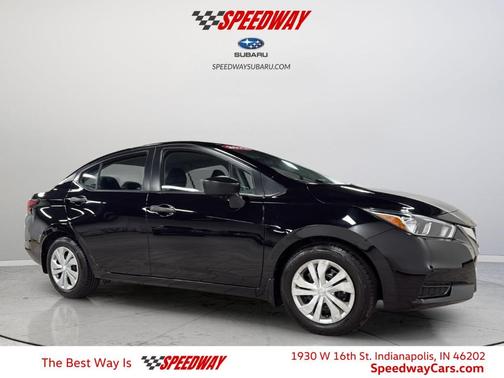 Black 2022 Nissan Versa S