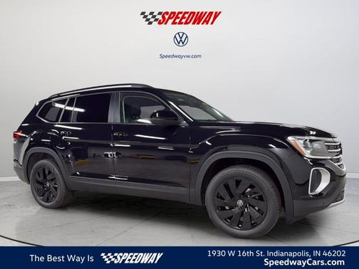 Black 2026 Volkswagen Atlas 2.0T SE W/TECHNOLOGY