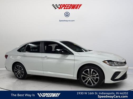 Pure White 2026 Volkswagen Jetta 1.5T Sport