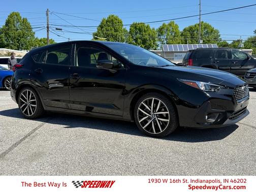 Crystal Black Silica 2024 Subaru Impreza Sport