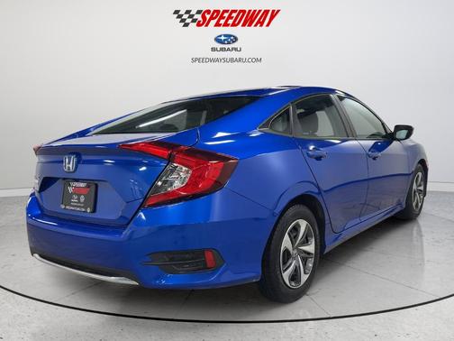 Blue 2020 Honda Civic LX