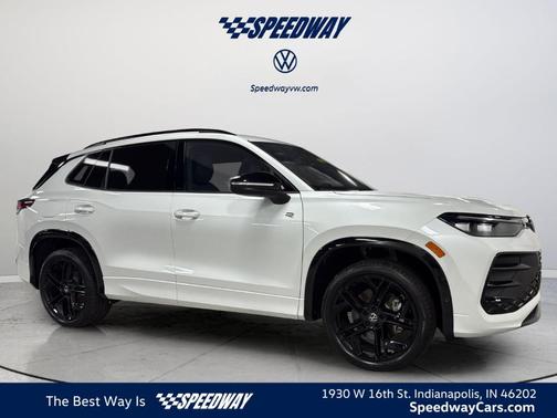 Opal White Pearl 2026 Volkswagen Tiguan 2.0T SE R-Line Black