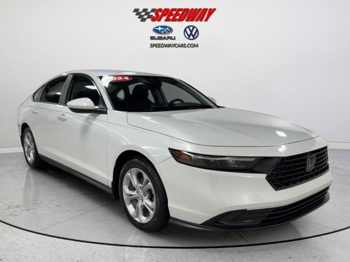 Platinum White Pearl 2024 Honda Accord LX
