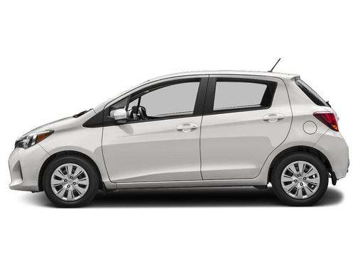 Super White 2015 Toyota Yaris LE