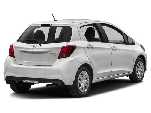 Super White 2015 Toyota Yaris LE