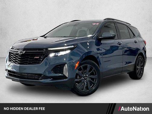 Lakeshore Blue Metallic 2024 Chevrolet Equinox FWD RS