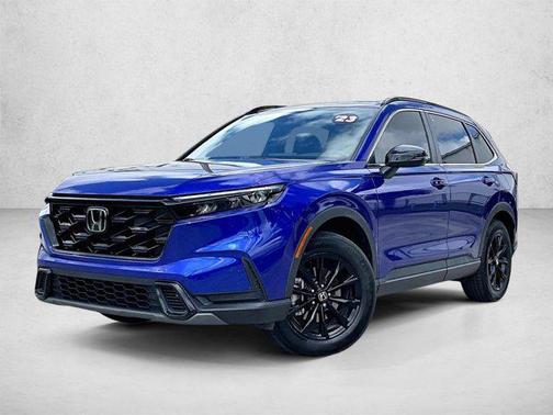 Blue 2023 Honda CR-V Hybrid Sport AWD