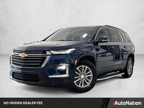 Northsky Blue Metallic 2023 Chevrolet Traverse LT Cloth