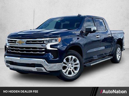 Northsky Blue Metallic 2022 Chevrolet Silverado 1500 LTZ