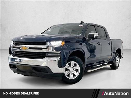 Northsky Blue Metallic 2021 Chevrolet Silverado 1500 LT