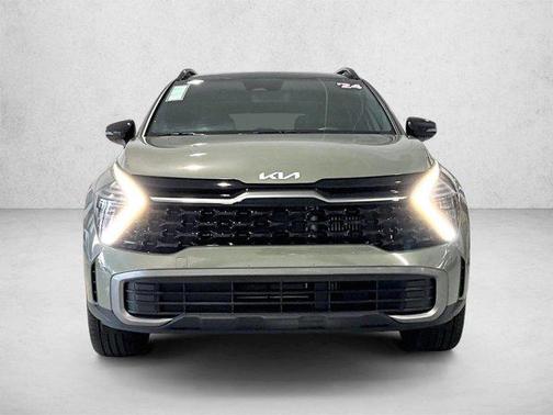 Jungle Green 2024 Kia Sportage Plug-In Hybrid X-Line