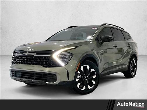 Jungle Green 2024 Kia Sportage Plug-In Hybrid X-Line
