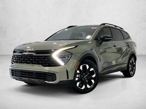 Jungle Green 2024 Kia Sportage Plug-In Hybrid X-Line