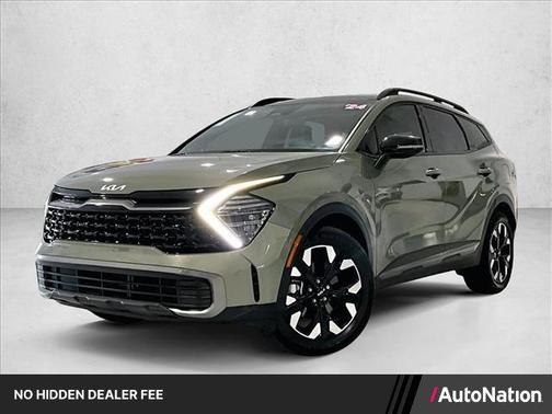 Jungle Green 2024 Kia Sportage Plug-In Hybrid X-Line