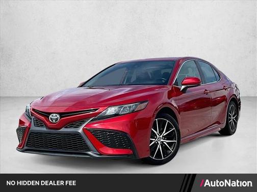 Supersonic Red 2021 Toyota Camry SE