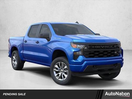 Riptide Blue Metallic 2026 Chevrolet Silverado 1500 Custom